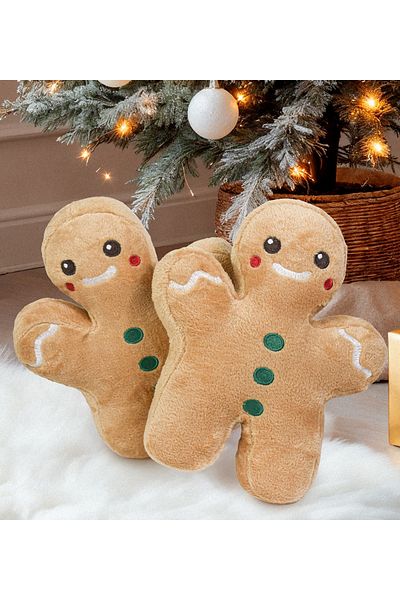 Özgüner Oyuncak Plush Cookie Man Pillow - Soft and Cute, Ideal for Kids