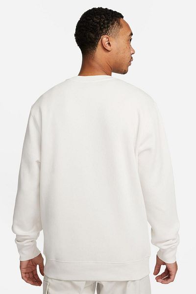 Nike Sportswear Club Fleece Franch Terry Φούτερ Ανδρικό φούτερ με κρέμα