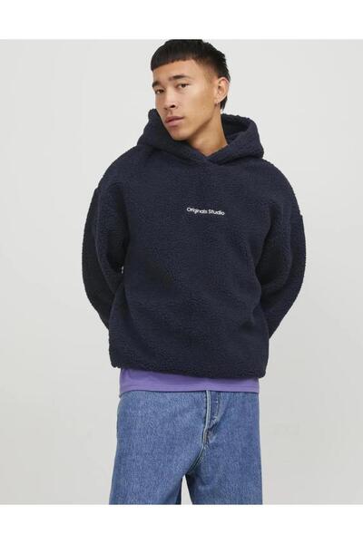 Jack & Jones JACK&JONES 12249364 ΦΟΥΤΕΡ ΜΕ ΚΑΛΥΜΜΑ ΚΕΦΑΛΙ ΜΕ ΠΟΥΛΙΑΡΟ ΑΝΤΛΙΑΣ