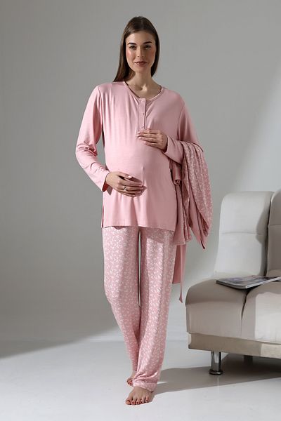 LikapaShop 3-Piece Pregnant Pjama Set