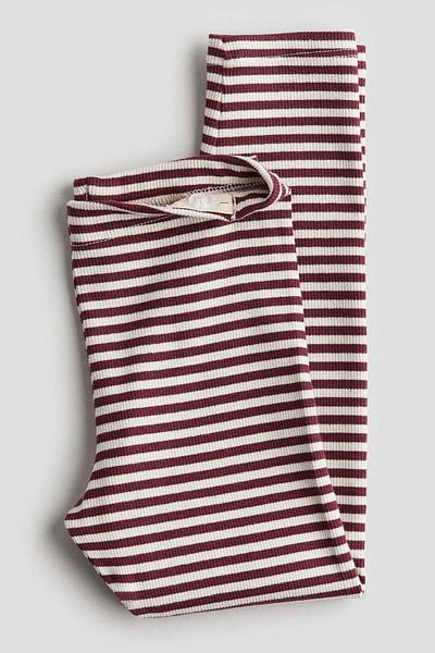 H&M Ribbed Jersey Leggings
