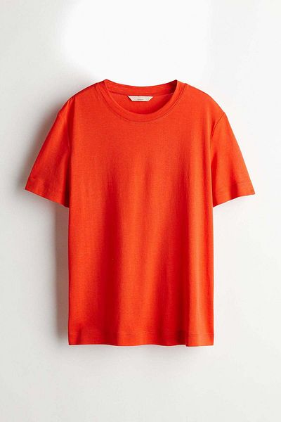 H&M Silk-blend T-shirt