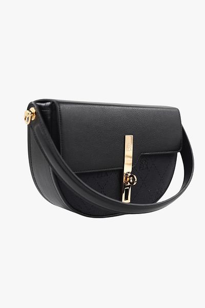 SOSELA 67-7162 Women's Fabric Black Crossbody Bag