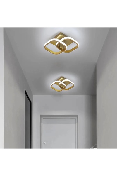 Lambadar Hollykare Model Tekli Plafonyer Led Beyaz Işık UltraPower Led Avize Salon Mutfak Oda Hol Ledli Avize
