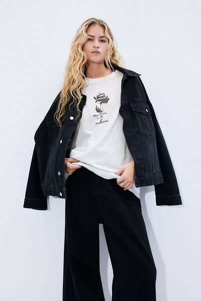 H&M Oversized printed T-shirt