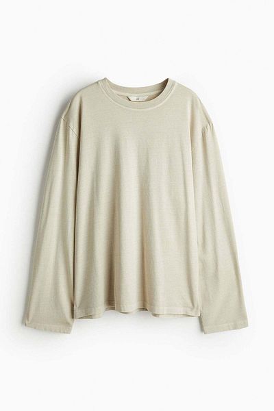 H&M Long-sleeved Jersey Top