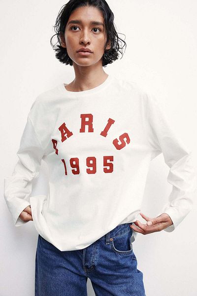 H&M Long-sleeved Jersey Top