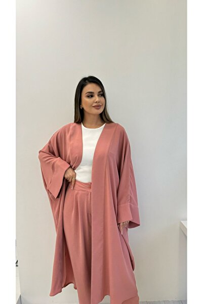 White Corner 3015 PANTOLONLU KETEN TAKIM