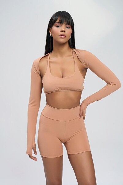 YEXECH Verve Bolero with Long Sleeve Finger Detail