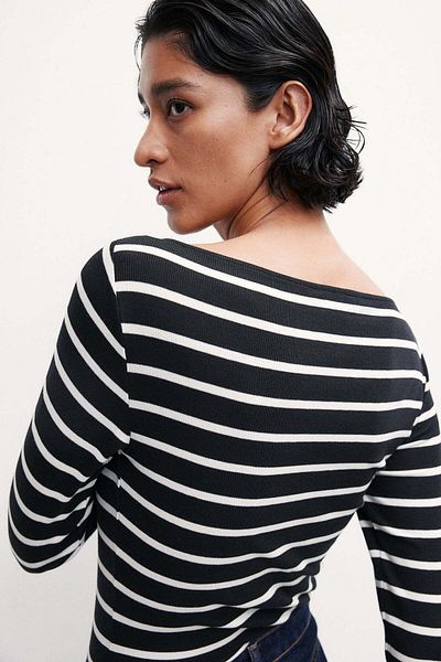 H&M Boat-neck top