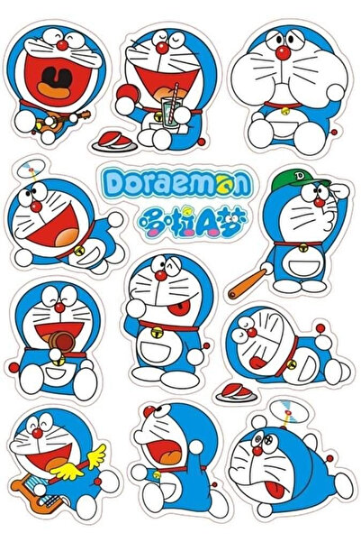 Buki'nin Atölyesi Autocolant Doraemon Telefon Laptop Notebook Tabletă Agendă ...