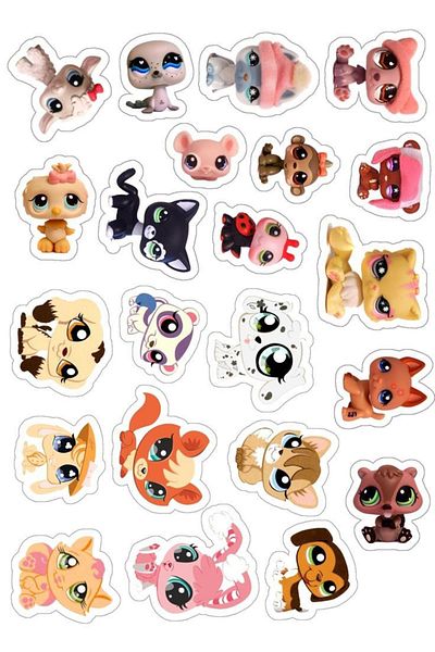 Sticksy Cute Dogssticker Phone Laptop Notebook Tablet Notebook Flask Sticker Sticker St972