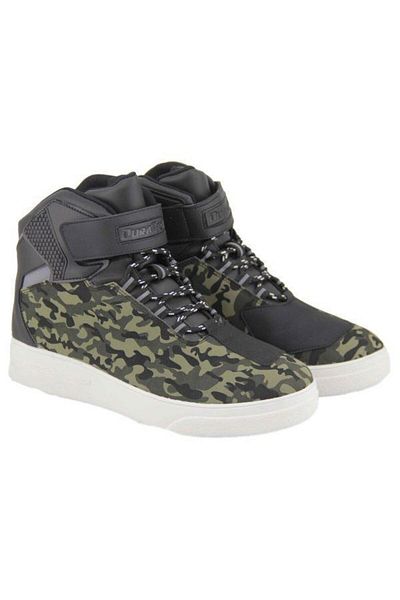 Forte GT Duratech 27 Fashion - Green Camouflage Protected Half Motorcycle Boots Size 45