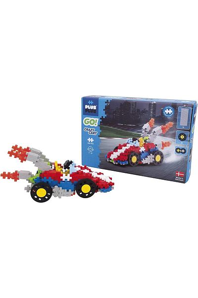 STOREMAX Sellbuystore Plus 9607008 Dahice Construction Toy, Crazy Car Racing Car, Plusplus Go Y