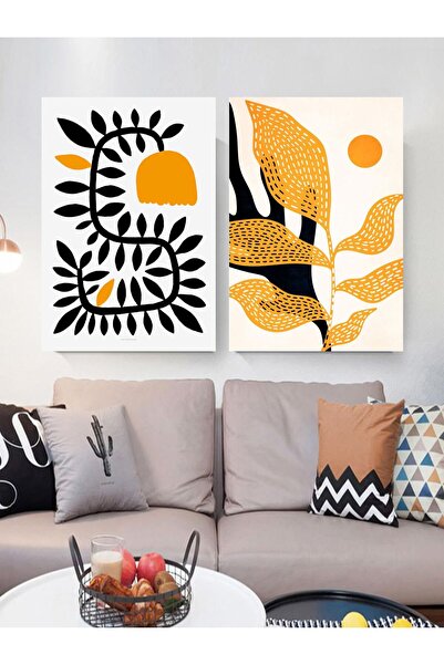 icase Home Salon Sun Mountain Leaf Daisy Moon Picasso Peisaj Decor Concept Pi...