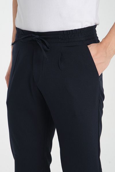 Frappoli Ανδρικό ίσιο παντελόνι Jogger Slim Fit με τσέπες στο πλάι