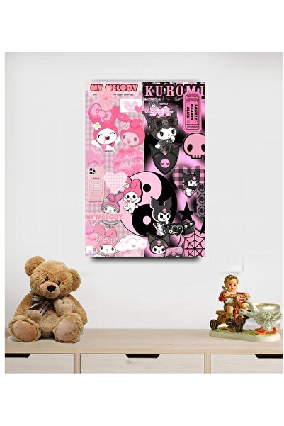 icase Kuromi My Melody Hello Kitty Konsept Tablo MDF Baskı Tablo