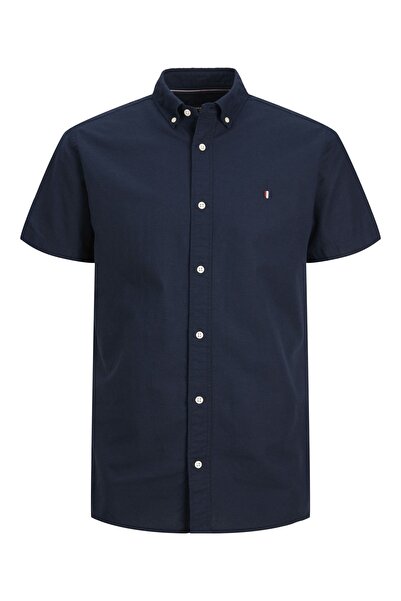 Jack & Jones Plus Jack&Jones Plus Men's Short Sleeve Shirt - Minimalist Casual Style