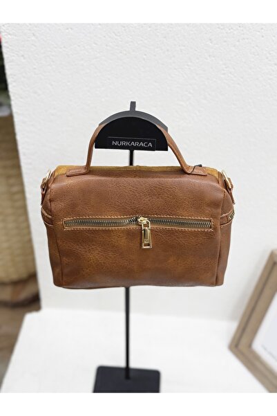 David Jones Ed037-1 Hakiki Deri Hem El Hem Çapraz Çanta Kadın