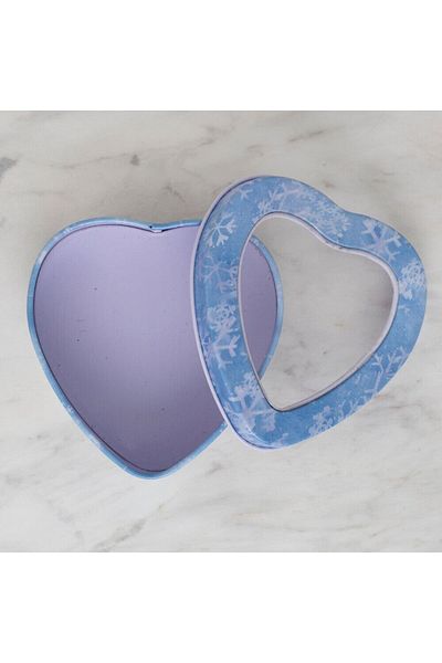 shop Loren Transparent Heart Metal Storage Box - Medium Bo