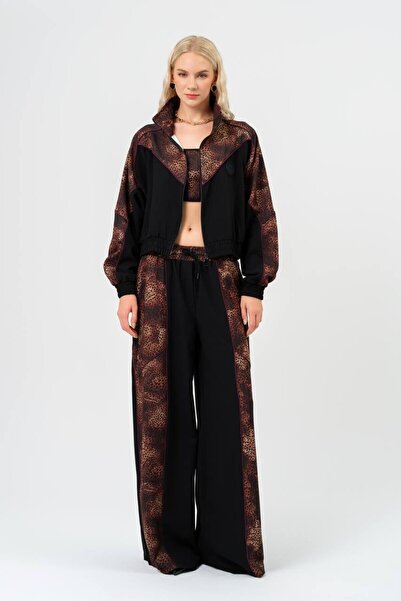 tw3 Яке с рагланови ръкави и детайли с леопардов принт