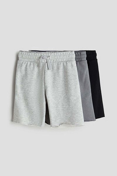 H&M مجموعة من 3 شورتات