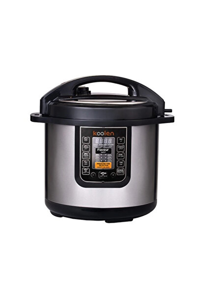 Koolen كولين طنجرة ضغط كهربائية - أسود وفضي