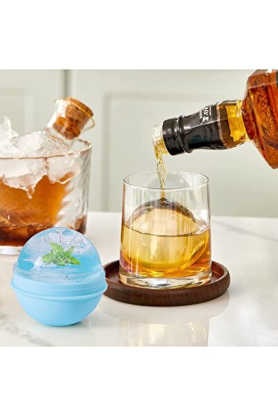 Genel Markalar Yuvarlak Buz Kalıbı Küre Şekilli Peeling Buz Kalıbı Kola Alkol...