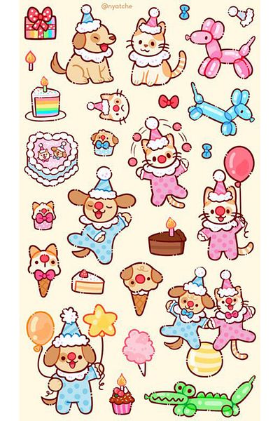 Sticksy Party Stickerphone Laptop Notebook Tablet Notebook Flask Sticker Label St843