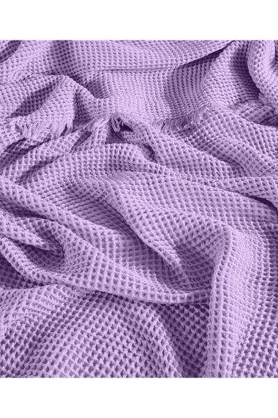 destinyhometex Waffle Patterned Single Cotton Bedspread - 160X240Cm/50X70Cm Pillow