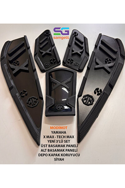 modimot YAMAHA (2023-2026) X MAX - TECH MAX 3'LÜ SET ÜST, ALT BASAMAK PANELİ ...