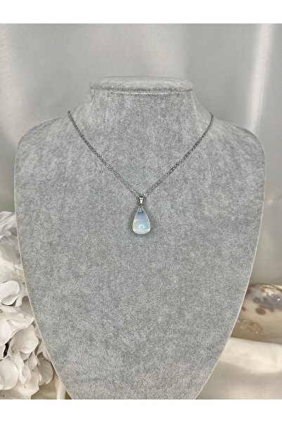 Elifsu Jewelry Minik Damla Kesim Doğal Taş Kolyeler