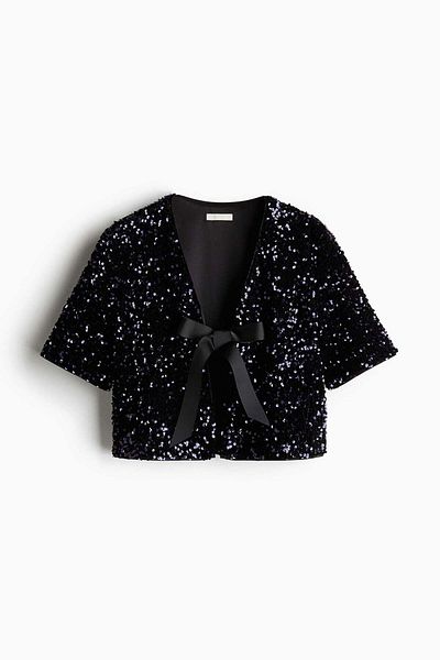 H&M Sequined blouse