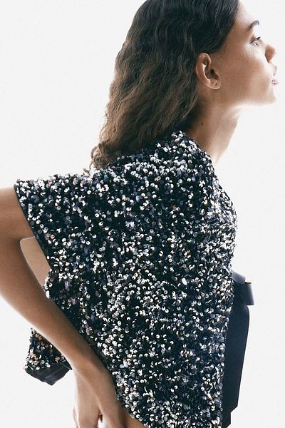 H&M Sequined blouse