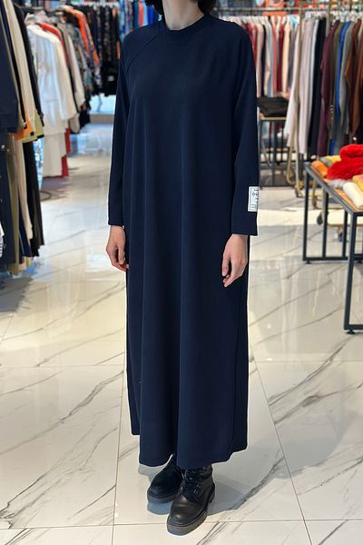 REMSA Πλεκτό φόρεμα Raglan Sleeve 12590 Navy Blue