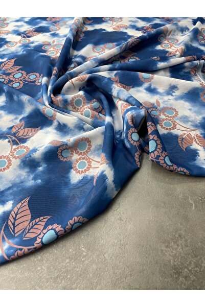 ipekkumaş Çiçek Desen Elbiselik Şifon Kumaş Ürünümüz Adet Olarak Satılır 1 Ad...