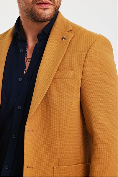 Savira slimfit κοστούμι πάνω από πλεκτό ύφασμα νέας σεζόν