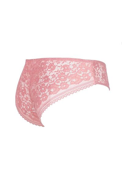 ERDEM İÇ GİYİM Weweus 2321 Model Dusty Rose și Chiloți din dantelă