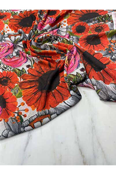 ipekkumaş قماش شيفون بنمط الشمسية يباع المنتج قطعة واحدة 1 قطعة 1 متر