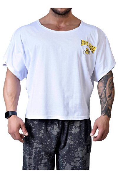 Big Sam Široka majica za trening bodybuildinga veće veličine