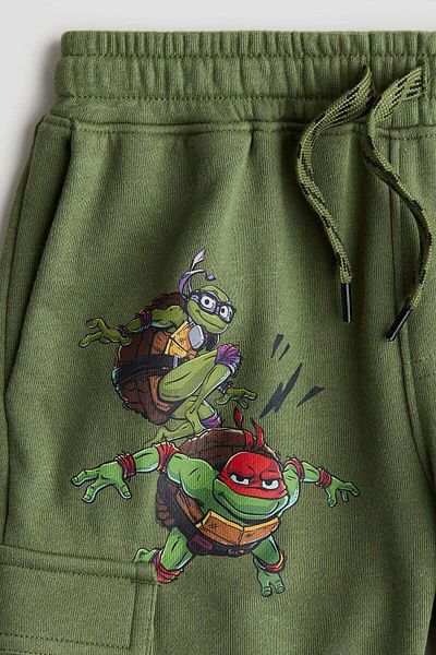 H&M Printed cargo joggers