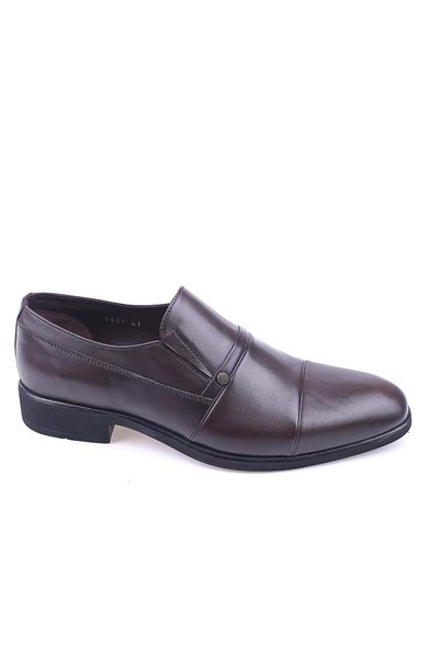 Burç 2537 Ανδρικά παπούτσια από γνήσιο δέρμα Classic Slip-on