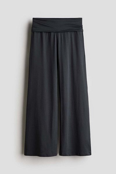 H&M Wide leg jersey trousers