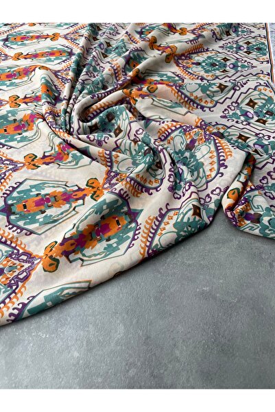 ipekkumaş İkat Desen Elbiselik Şifon Kumaş Ürünümüz Adet Olarak Satılır 1 Ade...