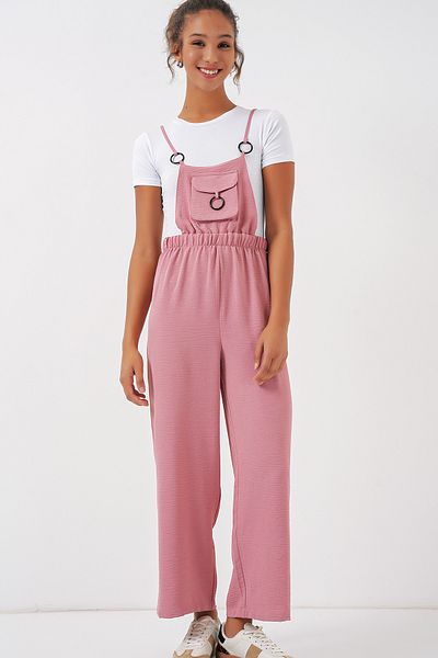 Bigdart 7023 Salopetă pentru grădinar cu bretele - Dusty Rose