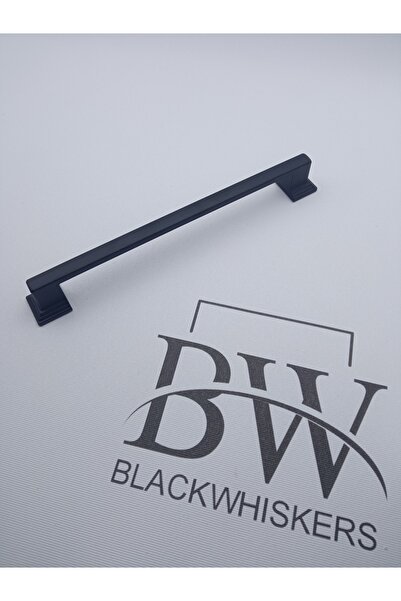 blackwhiskers 160 mm (16cm) SİYAH KALE KULP İKİ VİDA ARASI ÖLÇÜDÜR MOBİLYA ÇE...