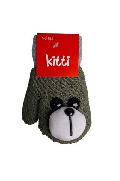 Kitti قفازات Spteks Kitti للرجال باللون الأخضر من عمر 1 إلى 3 سنوات