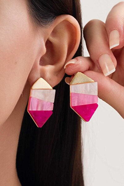 MRK Kadın Seramik Tasarım Küpe