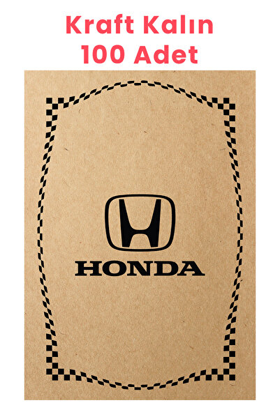 BALKAN AMBALAJ Kraft 120gr Honda Oto Paspas Kağıdı 100 Adet - 35x50cm - Kalın...