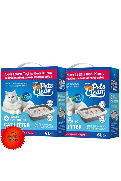 Pet's Clean Klinik Kedi Kumu 6lt 2'li